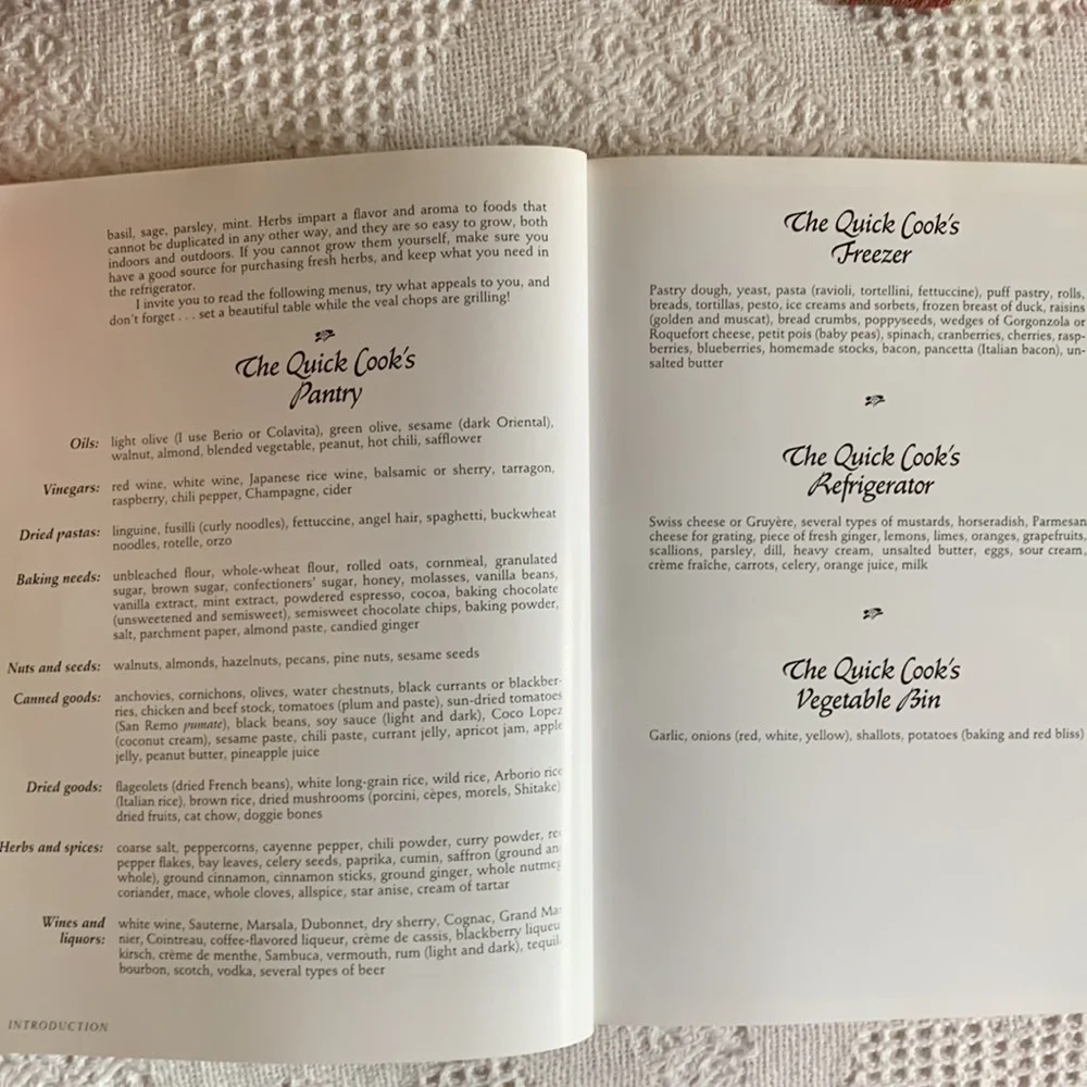 Martha Stewart “Quick Cook” cookbook 200 easy and elegant recipes